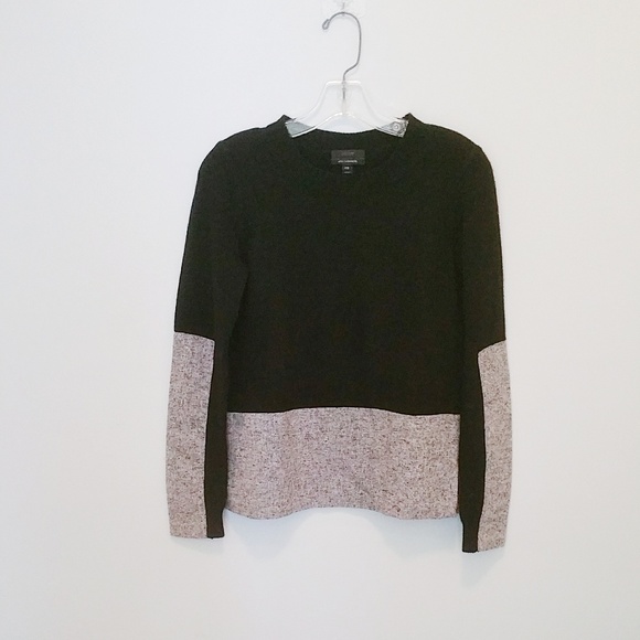 J.Crew Tippi Cardigan Sweater Top in Colorblock Sz Small Large Fuchsia Burgundy